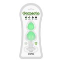 Gemoria Silicone Butt Plug (Glow-In-The-Dark) - green