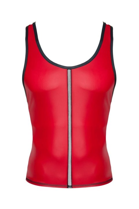 Męski t-shirt z wetlooka bez rękawów, z elastyczną taśmą z przodu XXL