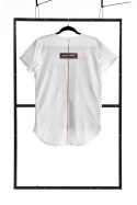 T-shirt men white S fashion
