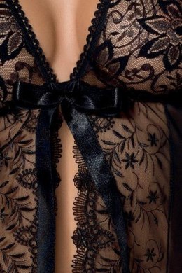 Bielizna-JESSIE PEIGNOIR black XXL/XXXL- Casmir