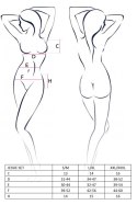 Bielizna-JESSIE SET black L/XL - Casmir