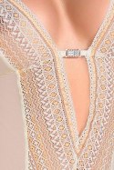 Bielizna-CLARISSE CORSET cream XXL/XXXL - Casmir