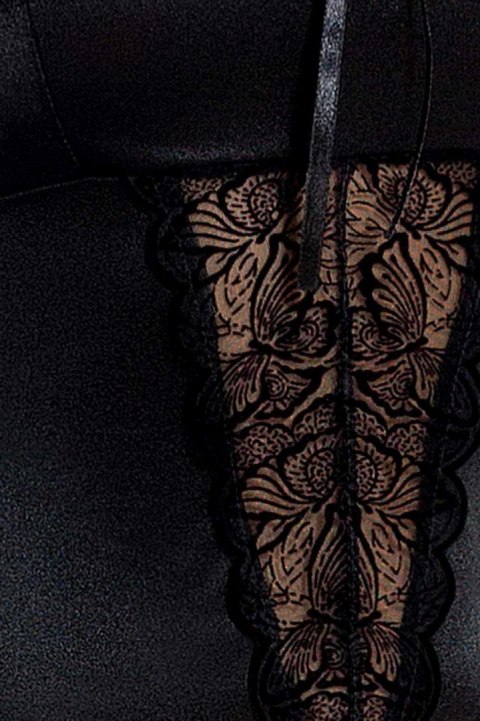 Bielizna-LAUREN CORSET black XXL/XXXL - Casmir