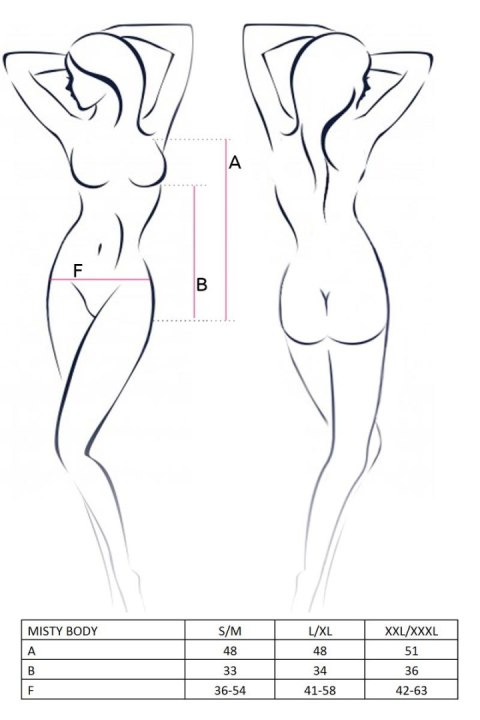 Bielizna-MIRELLA CORSET black XXL/XXXL - Casmir