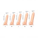 SLIDING SKIN REALISTIC DILDO VANILLA XL
