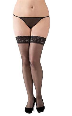 Stockings 5514 - Plus Size - black 2XL