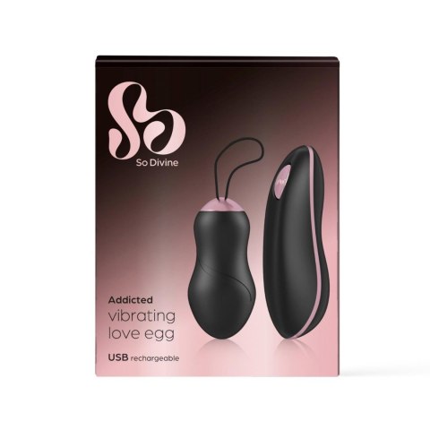 Addicted Remote Control Rechargeable Love Egg Vibrator