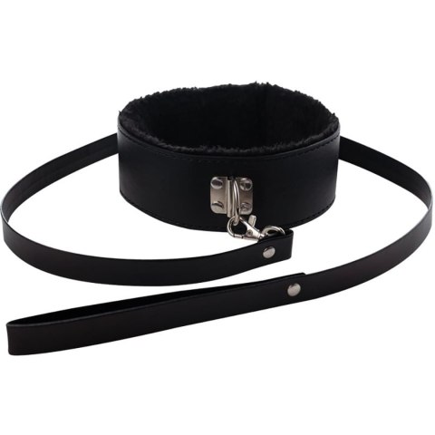 Collar with detachable leash