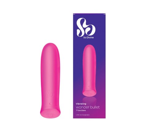 Rechargeable Wonder Bullet Vibrator - Pink