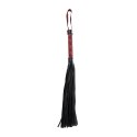 Red & black flogger