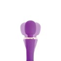 Purple clitoral and G-spot vibrator