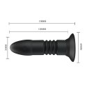 MR PLAY - VIBRATING ANAL PLUG 4 vibrations 4 thrusting Remote Control