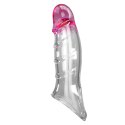 Pretty Love Penis Sleeve - Damell Clear Pink