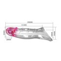 Pretty Love Penis Sleeve - Damell Clear Pink