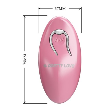 PRETTY LOVE - CAYLEY, WATERPROOF, ABS, 10 VIBRATIONS, REMOTE CONTROL