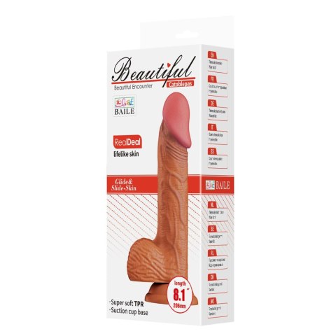 Baile Beautiful Encounter RealDeal Dildo 8.1"