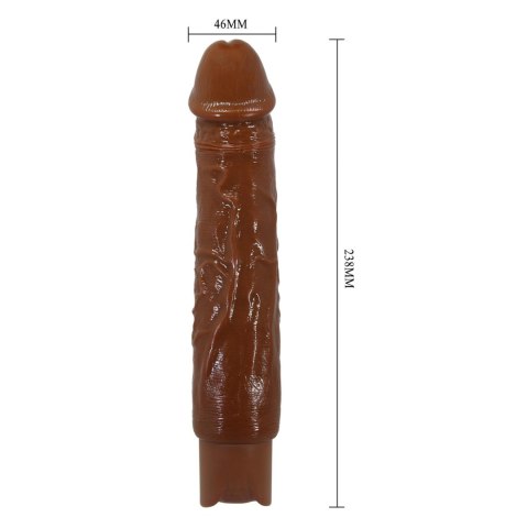 Pretty Love Rufus Realistic Vibrating Dildo (Brown Edition)