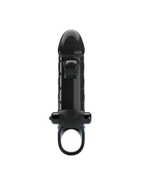 PRETTY LOVE - ROMANCE - VIBRATING PENIS SLEEVE BLACK