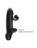 PRETTY LOVE - ROMANCE - VIBRATING PENIS SLEEVE BLACK
