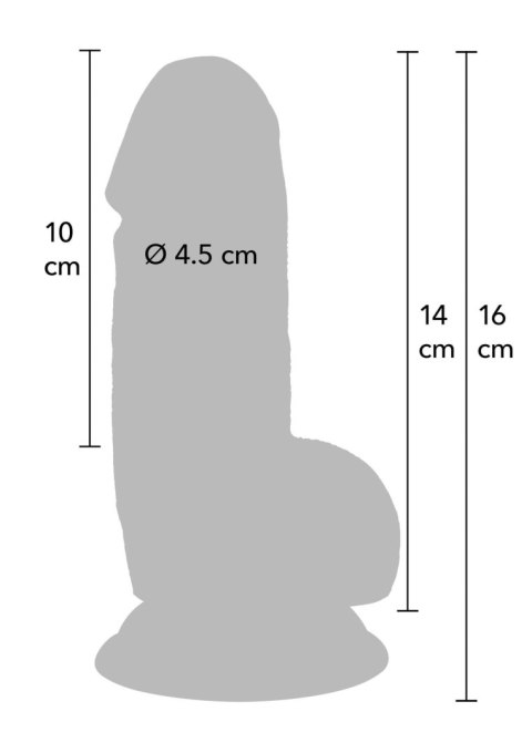 Realistic Dildo PVC 14 cm