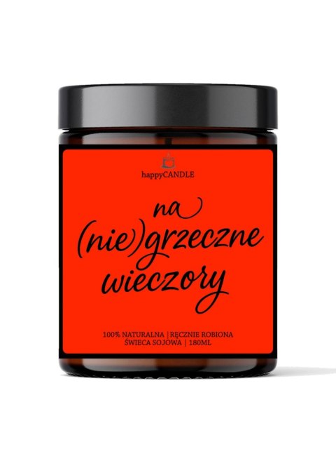 Świeca sojowa NA NIEGRZECZNE WIECZORY