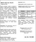 Supl.diety-HOT SEX FOR MAN 20ML