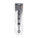 Curved Silicone Anal Beads - Black