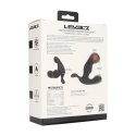 Heating and Vibrating Silicone Prostate Stimulator - Black