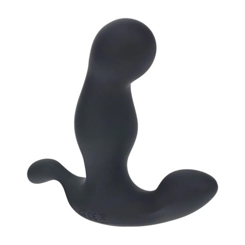 Heating and Vibrating Silicone Prostate Stimulator - Black