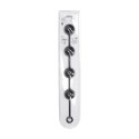 Silicone Round Anal Balls - XXL - 60mm - Black