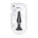Slim Silicone Anal Plug - L - Black