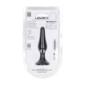 Slim Silicone Anal Plug - S - Black