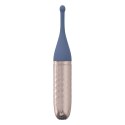 The Thrill - 10 Speed Interchangeable Vibrator - Blue