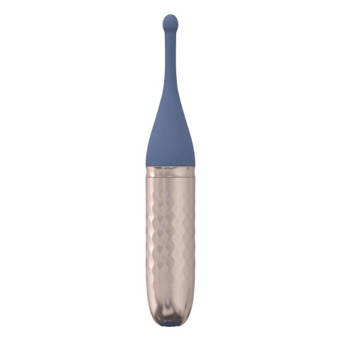 The Thrill - 10 Speed Interchangeable Vibrator - Blue
