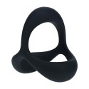 Tri O Ergo Silicone Cockring - Black