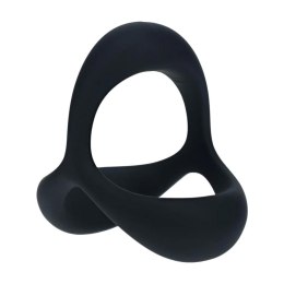 Tri O Ergo Silicone Cockring - Black