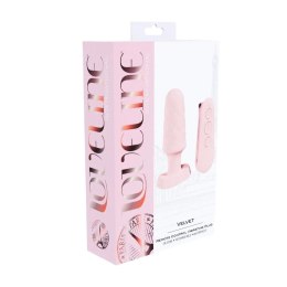 Velvet - Remote Control Vibrating Plug - Pink