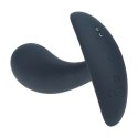 Vibrating Silicone Prostate Stimulator Anal Plug - S - Black