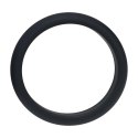 Wide O Silicone Cockring - XXL - 55mm - Black