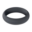 Wide O Silicone Cockring - M - 35mm - Black