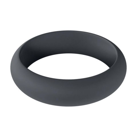 Wide O Silicone Cockring - M - 35mm - Black