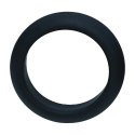 Wide O Silicone Cockring - S - 30mm - Black