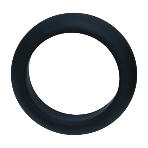 Wide O Silicone Cockring - S - 30mm - Black
