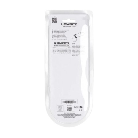 Wide O Silicone Cockring Set of 3 - L/XL/XXL - Black