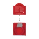 Pleasure Handcuffs Furry Red