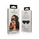 Bedroom Fantasies - Faux Leather Blindfold Black