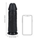 Extra Thick Straight without Balls 25,4 cm - Black