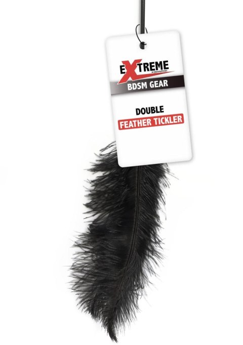 Double Feather Tickler Black