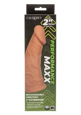 Vibrating Extension 7 Inch 17.25cm Caramel