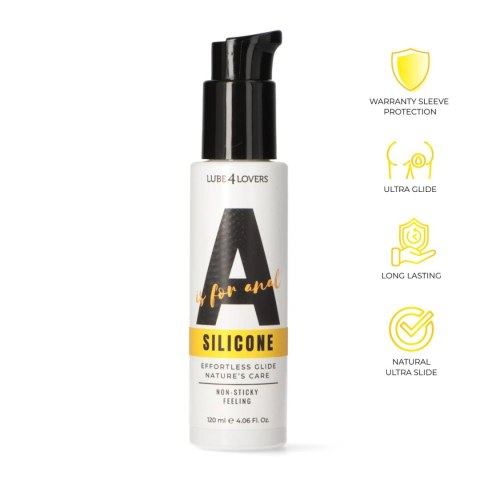 A is for Silicone - Professional Silicone-Based Anal Lubricant 120 ml